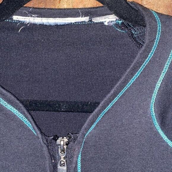 Kim Rogers Black & Green Full Zip Athletic Jacket Women's Size Large** - Picture 4 of 6